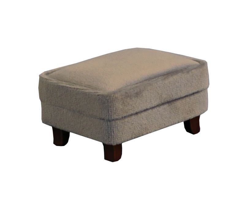 Grey Modern Footstool for 12th Scale Dolls House
