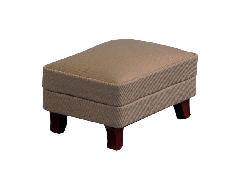 Grey Footstool for 12th Scale Dolls House