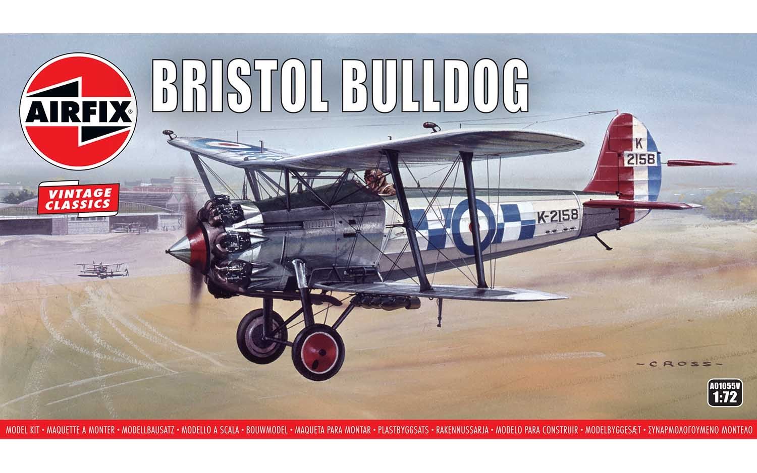 Airfix 1/72 Scale Bristol Bulldog Model Kit