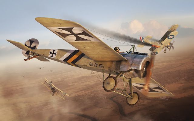 Airfix 1/72 Scale Fokker E.II Eindecker Model Kit