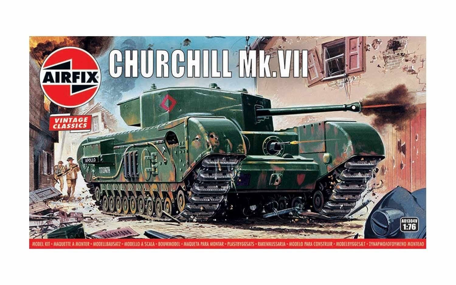 Airfix 1/76 Scale Churchill Mk.VII Model Kit