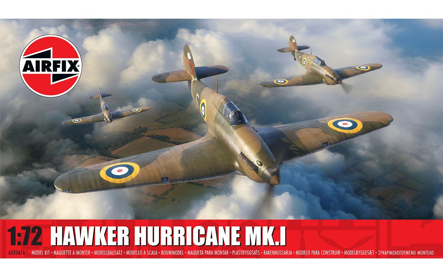 Airfix 1/72 Scale Hawker Hurricane Mk.I Model Kit
