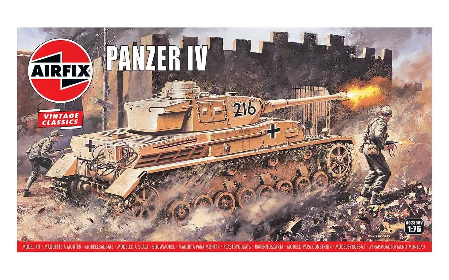 Airfix 1/76 Scale Panzer IV Model Kit