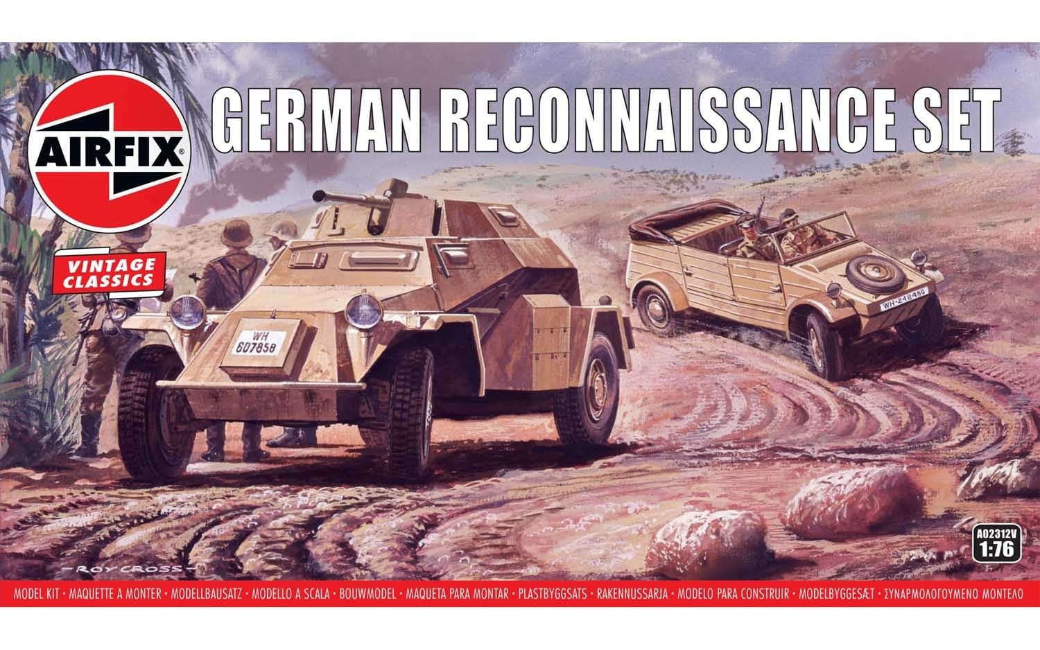 Airfix 1/76 Scale German Reconnaisance Set Model Kit