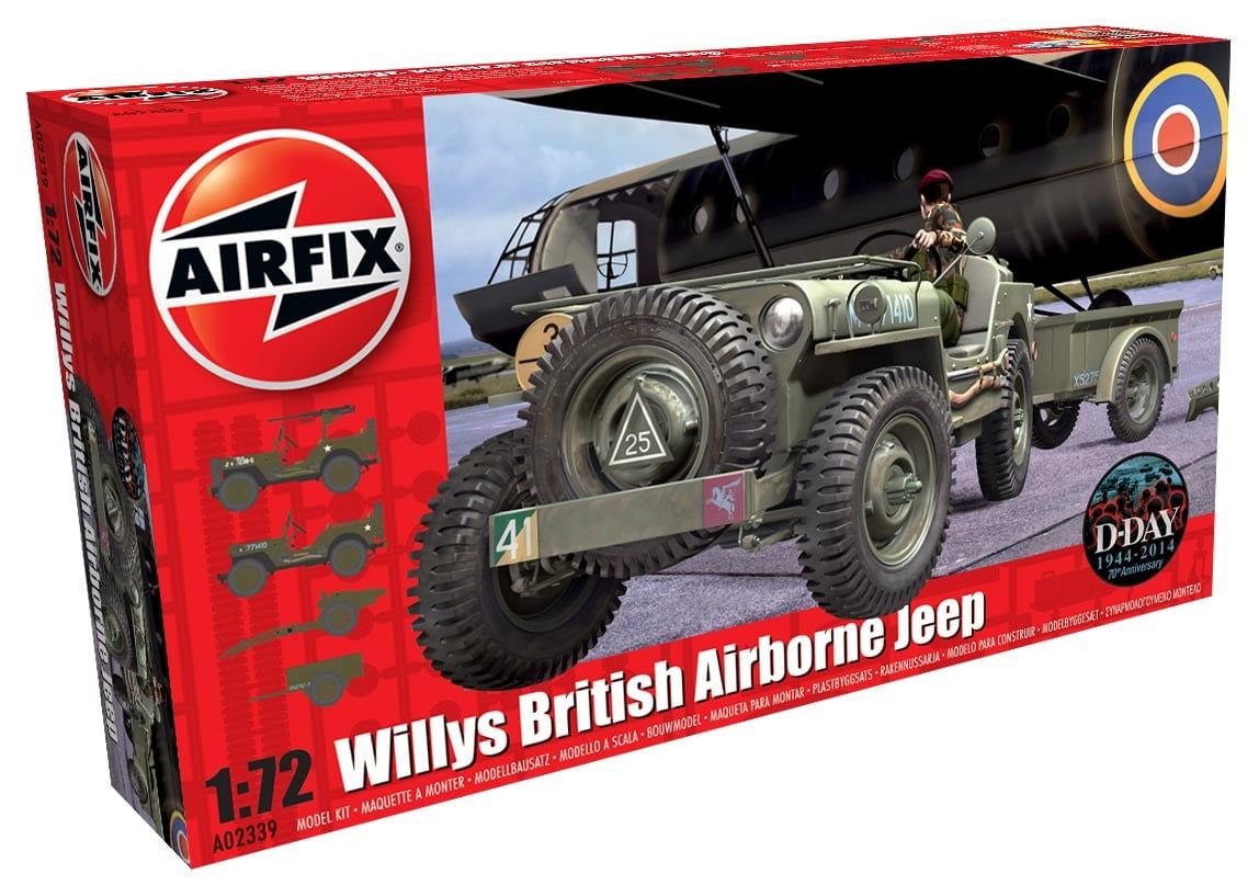 Airfix 1/72 Scale Willys MB Jeep Model Kit