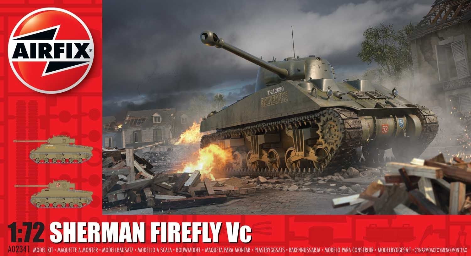 Airfix 1/72 Scale Sherman Firefly Model Kit
