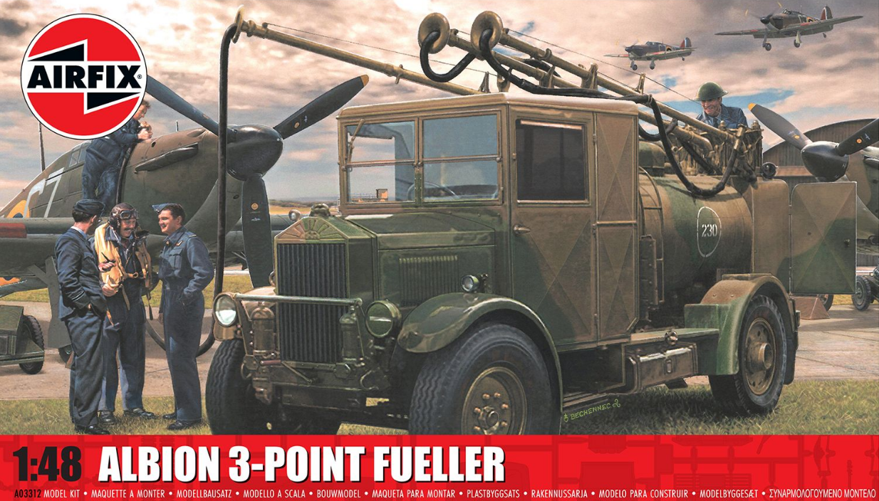 Airfix 1/48 Scale Albion 3-Point Fueller Model Kit