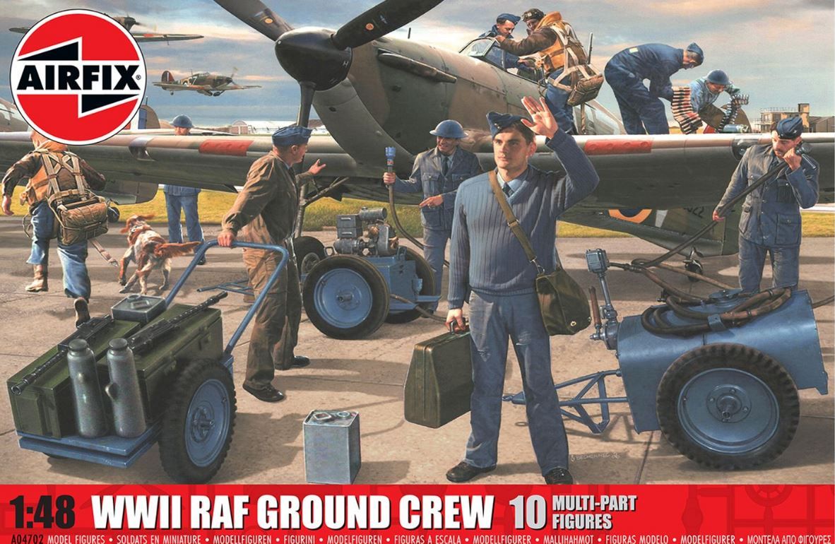 Airfix 1/48 Scale WWII RAF Ground Crew Model Kit