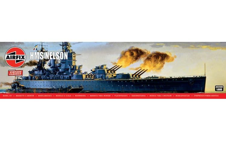 Airfix 1/600 Scale HMS Nelson Model Kit