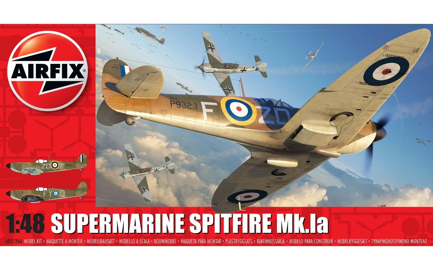 Airfix 1/48 Scale Supermarine Spitfire Mk.1a Model Kit
