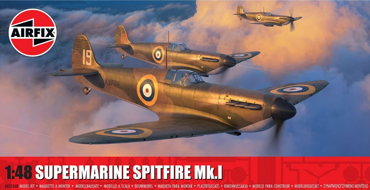 Airfix 1/48 Scale Supermarine Spitfire Mk.I Model Kit