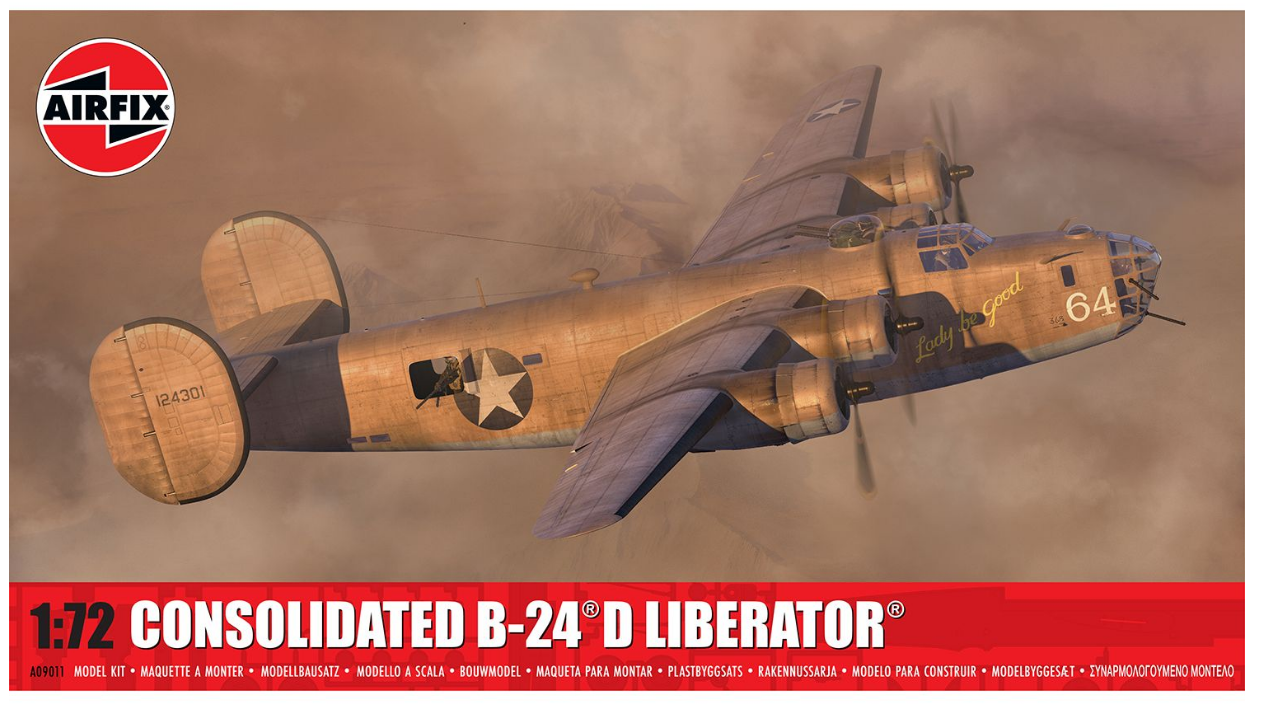Airfix 1/72 Scale Consolidated B-24D Liberator Model Kit