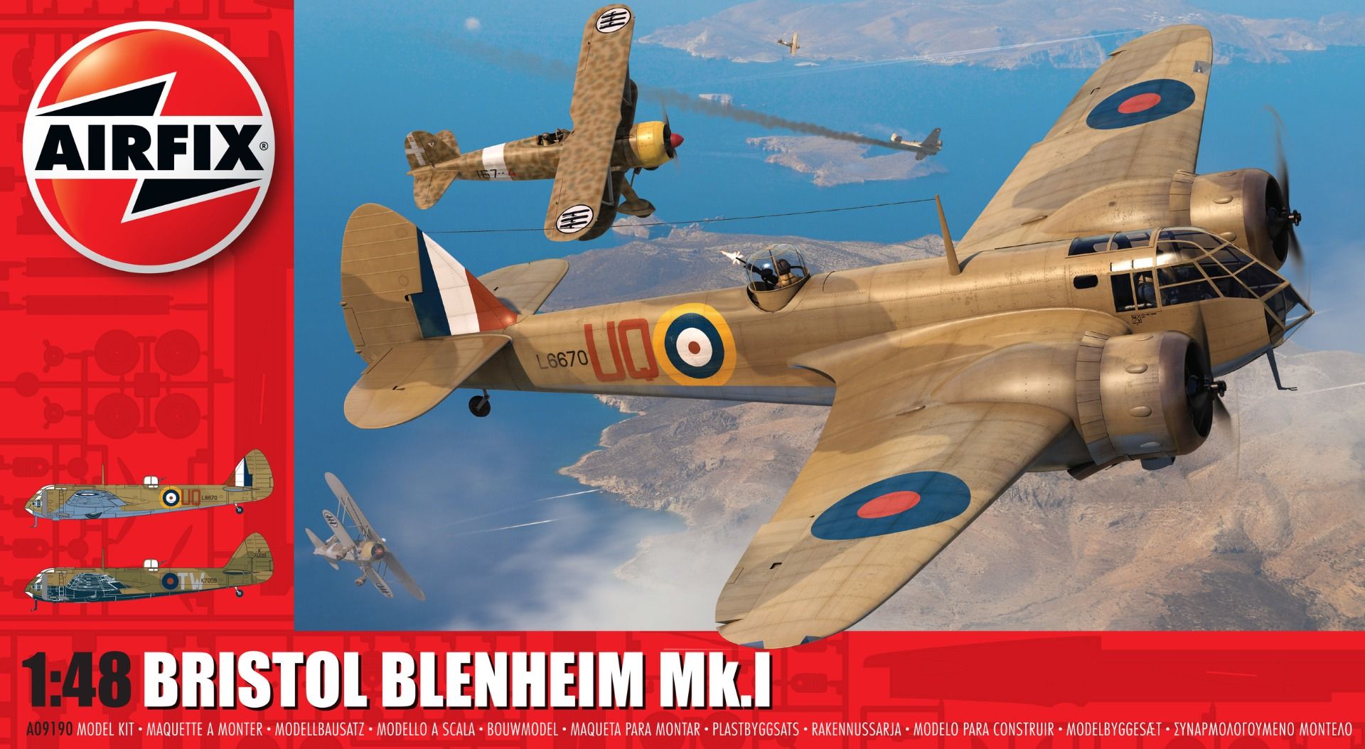 Airfix 1/48 Scale Bristol Blenheim Mk.1 Model Kit