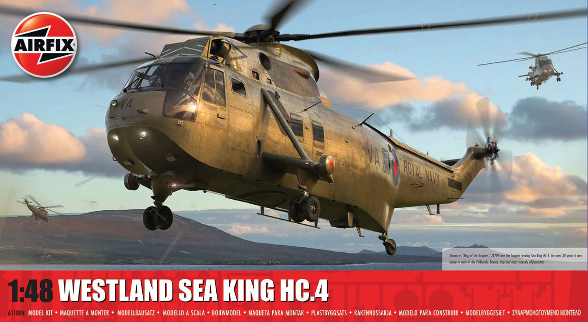 Airfix 1/48 Scale Westland Sea King HC.4 Model Kit