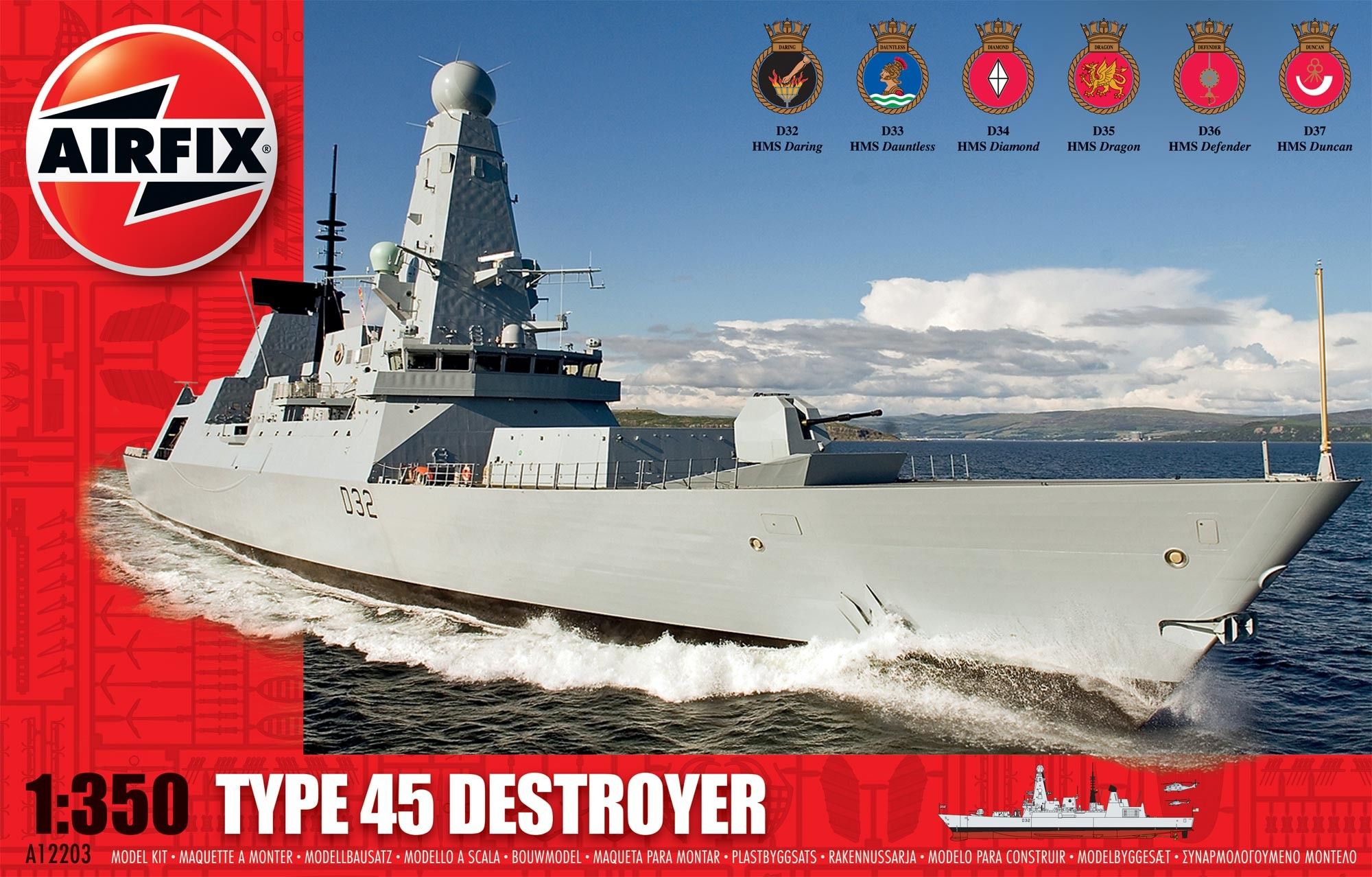Airfix Type 45 Destroyer Kit Hobbies