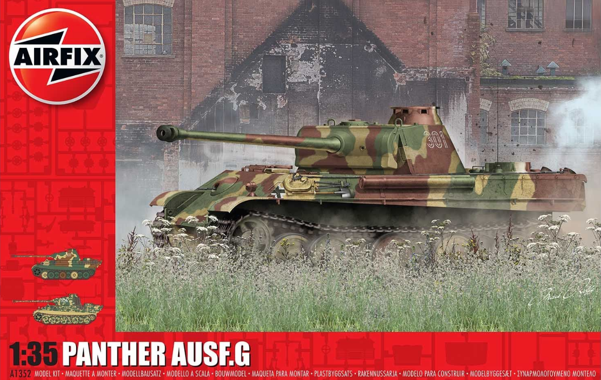Airfix 1/35 Scale Panther Ausf G Model Kit 