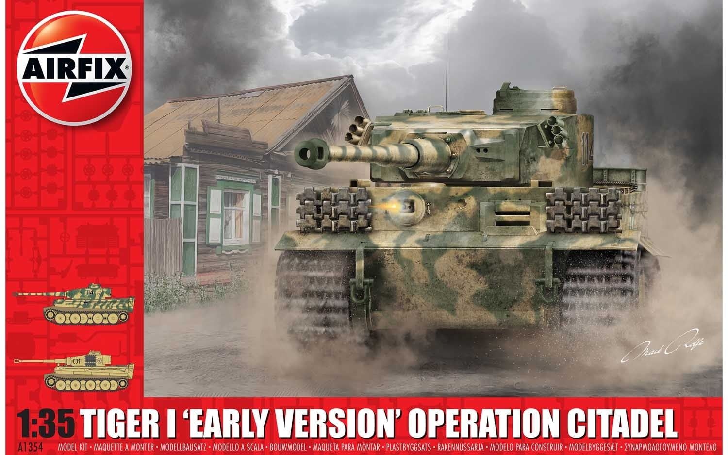 Airfix 1/35 Scale Tiger-1 "Early Version - Operation Citadel" Model Kit