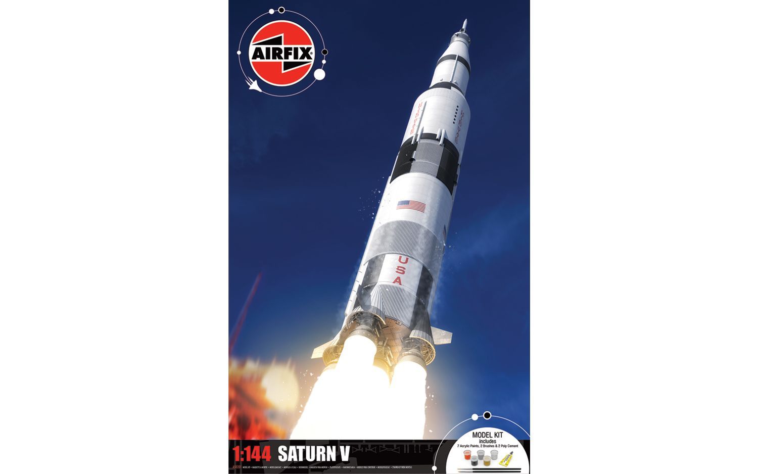 Airfix 1/144 Scale Saturn V Gift Set Model Kit