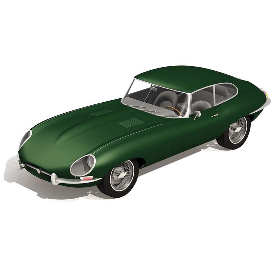 Airfix 1/43 Scale Jaguar E-Type Starter Set Model Kit