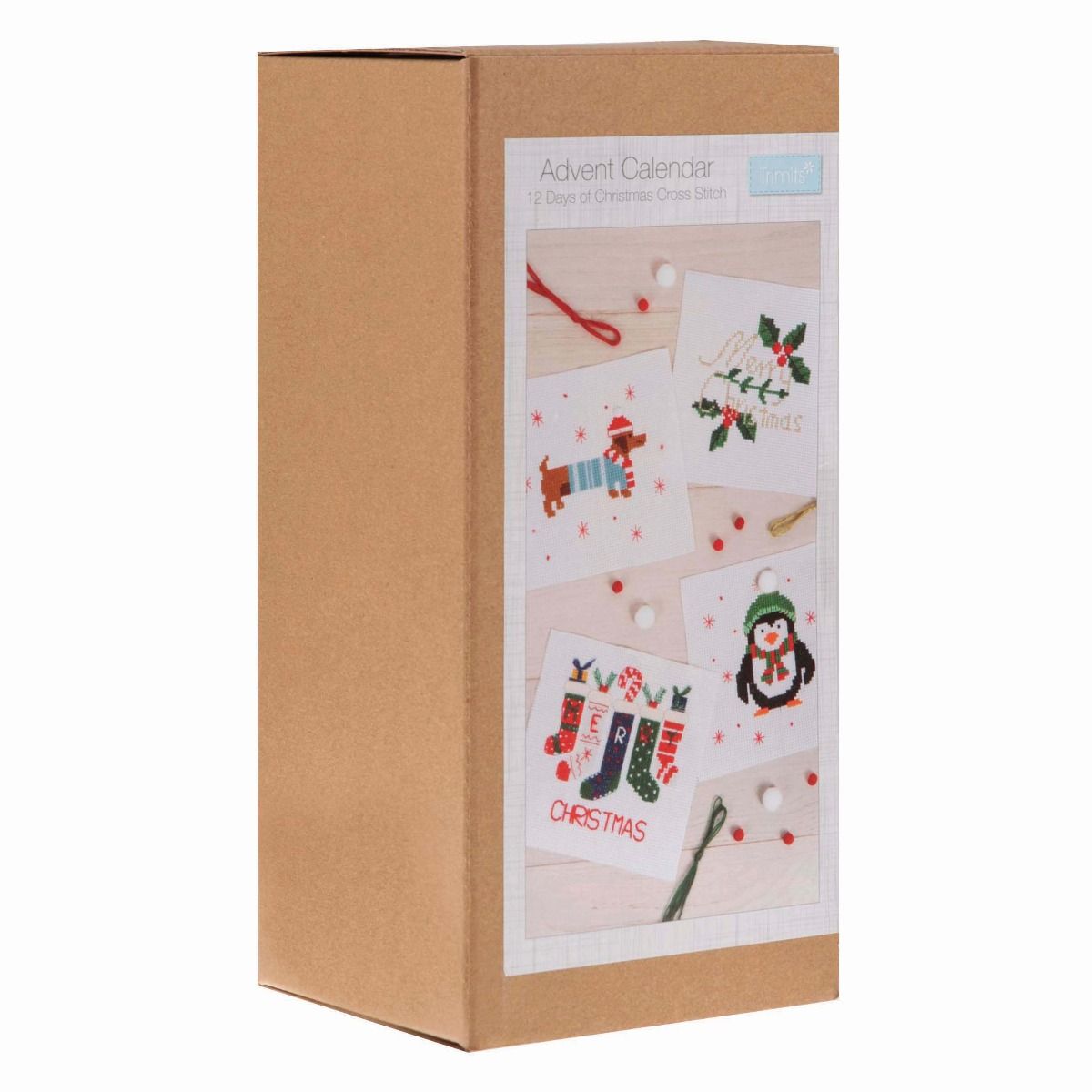 Trimits Cross Stitch 12 Door Advent Calendar