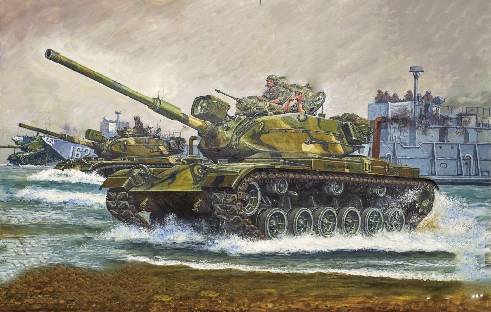 AFV Club 1/35 Scale M60A1 Patton Main Battle Tank Model Kit