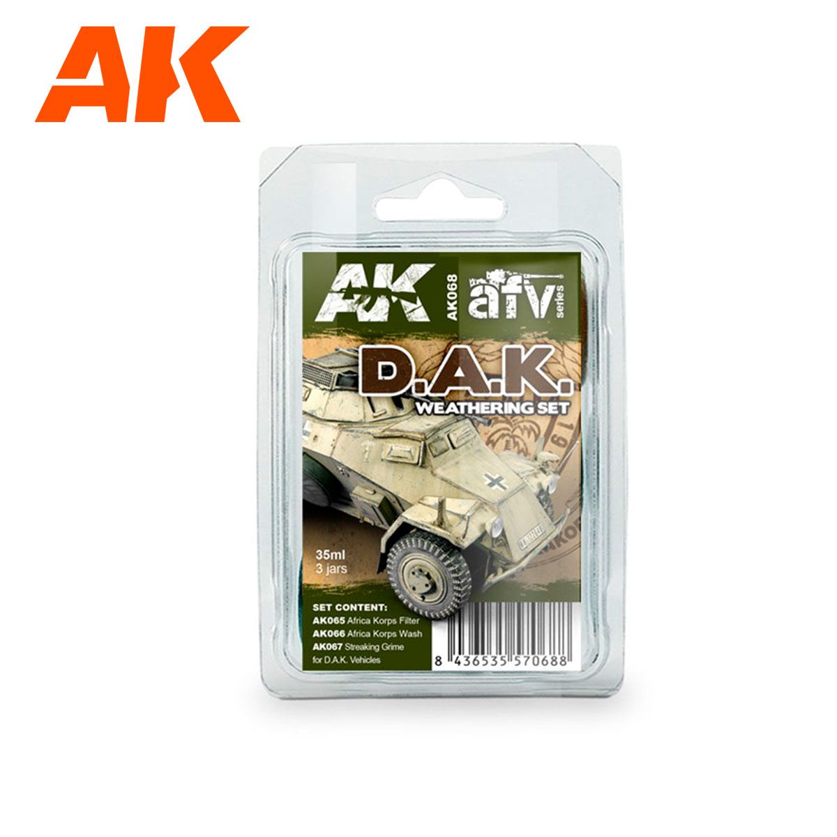 AK Interactive Africa Korps Weathering Set
