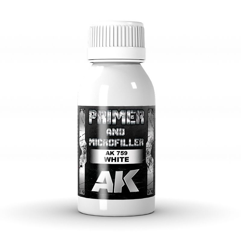 AK Interactive White Primer And Microfiller