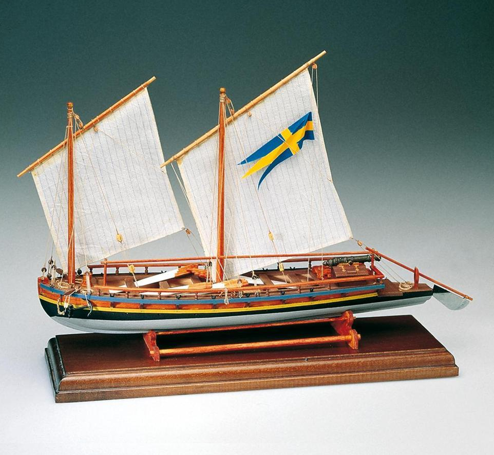 Amati Cannoniera Svedese 1775 Swedish Gunboat Model Kit
