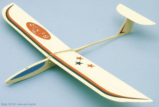 Aeronaut Wooden Bingo Glider Model