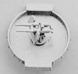 Aeronaut 1/200 Scale Anti Aircraft Flak Gun 37mm Twin Mount with Platform - Pack of 5