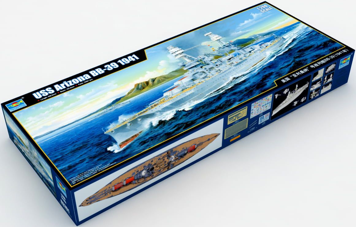 Trumpeter Arizona Trumpeter USS Arizona 1:200 Scale Plastic Kit Limited Edition | Hobbies