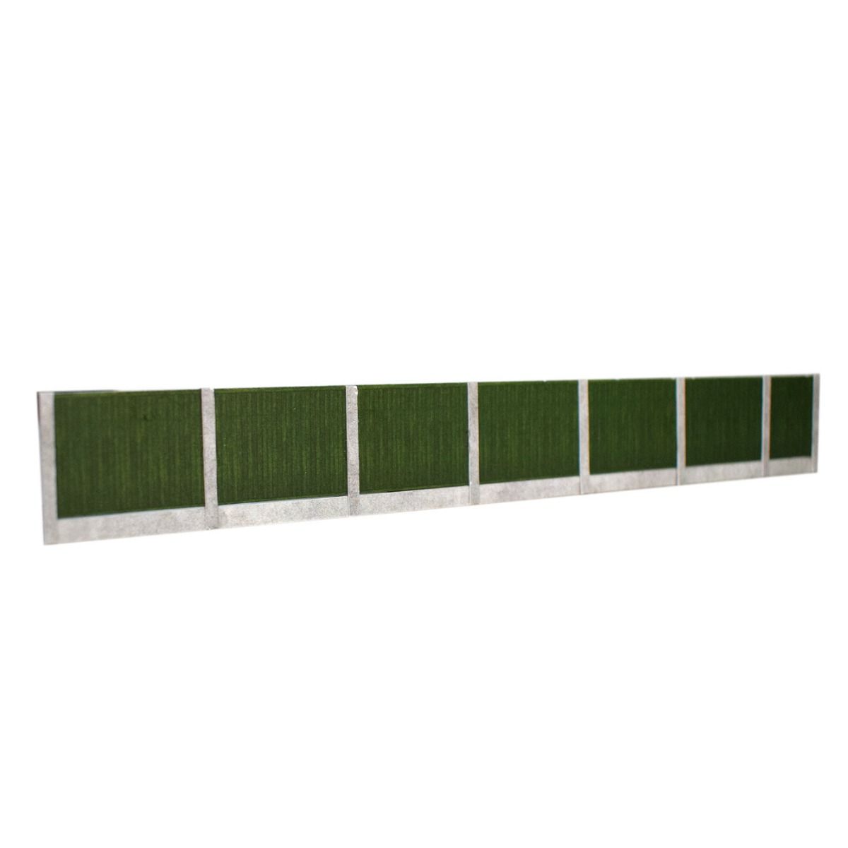 ATD Models Green Timber Fencing with Concrete Posts Card Kit OO Gauge
