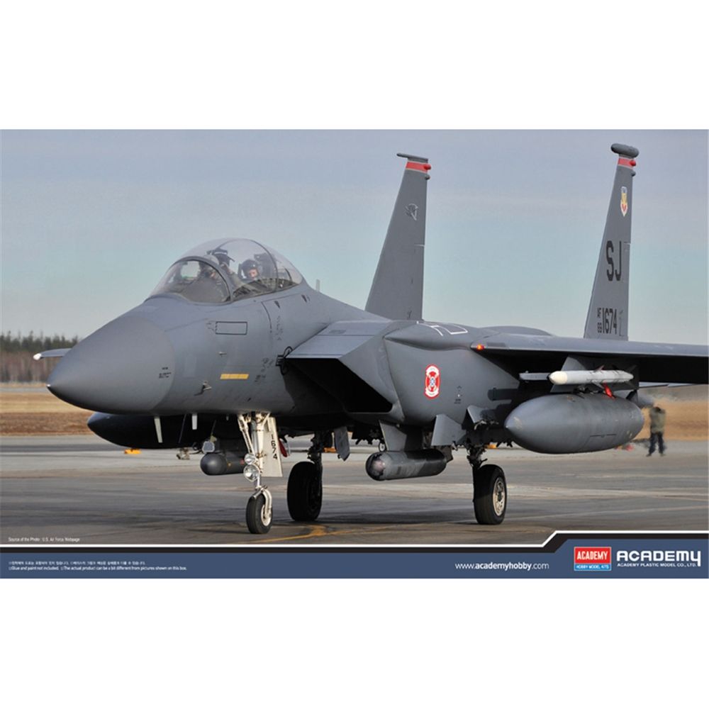 Academy 1/48 Scale US Air Force F-15E Seymour Johnson Fighter Model Kit