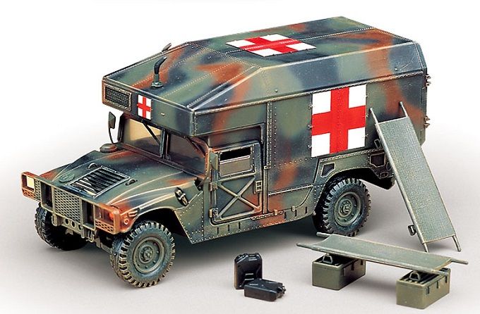 Academy 1/35 Scale US M977 Maxi Ambulance Model Kit