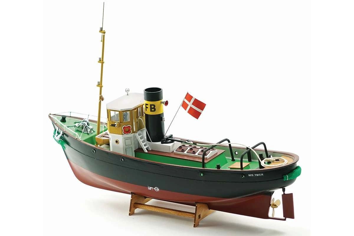 Kit Maquette Billing Boats M/S Ymer – Remorqueur Danois échelle 1:60 – Coque En Plastique – Longueur 38 Cm – Préparé Pour RC (composants Non Inclus)