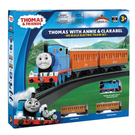 Branchline Thomas with Annie and Clarabel - moving eyes DCC Ready OO Gauge