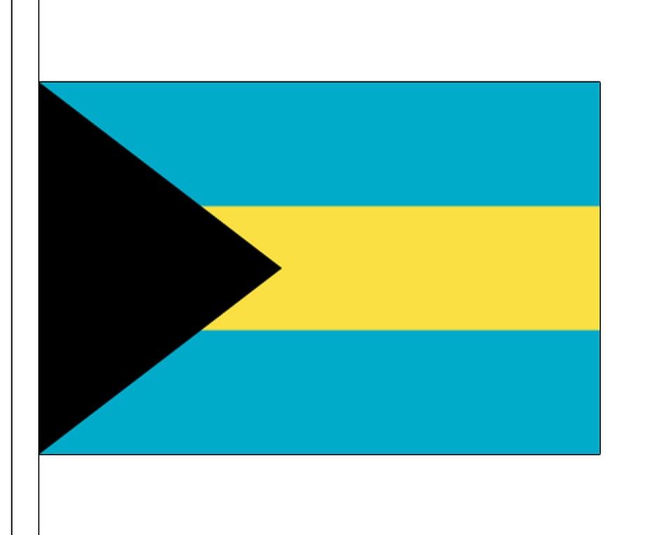 Bahamas National Fabric Flag - 15mm - 2 Pack