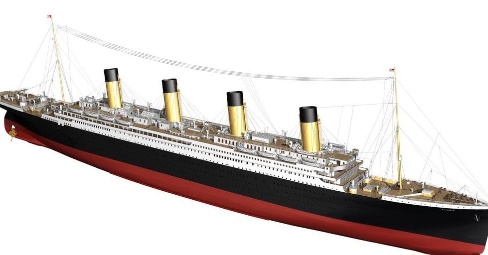 Billing Boats 1/144 Scale RMS Titanic Model Kit