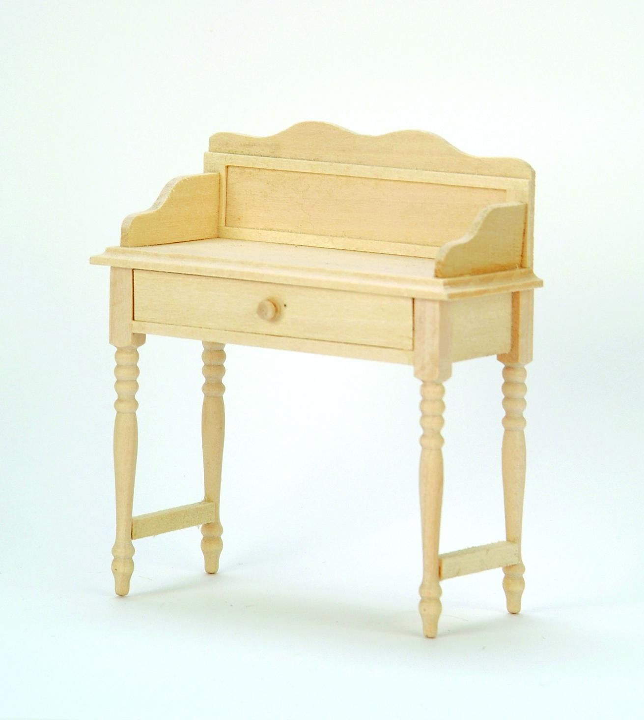 Bare Wood Wash Stand for 12th Scale Dolls House