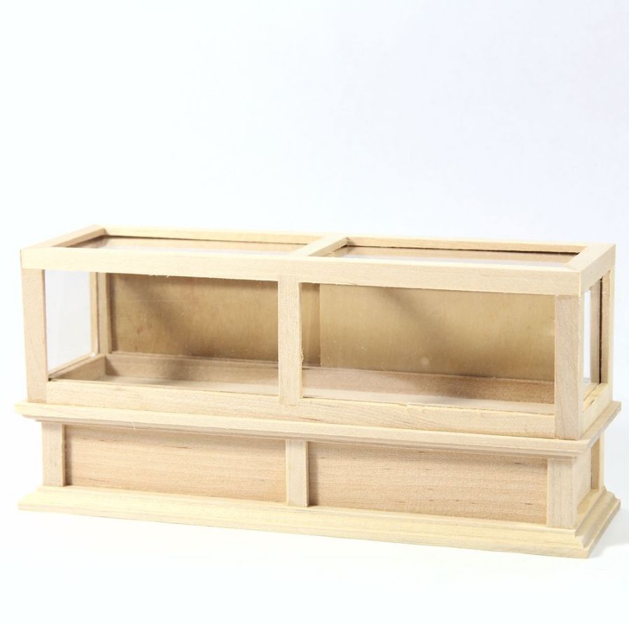 Bare Wood Shop Counter Unit for 12th Scale Dolls House Hobbies