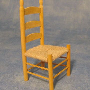 Barewood Kitchen Chair for 12th Scale Dolls House