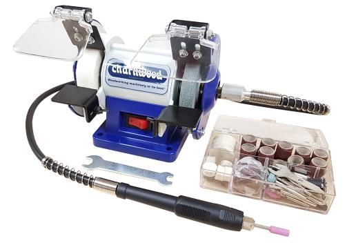 Charnwood Bench Grinder / Polisher with Flexible Drive