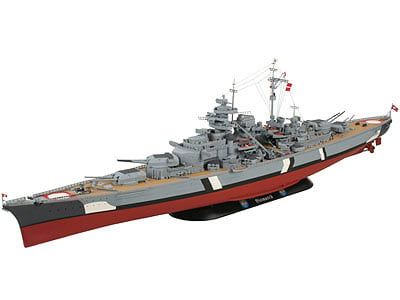 Revell Battleship Bismarck 1/350 Plastic Model Kit 5040 Hobbies