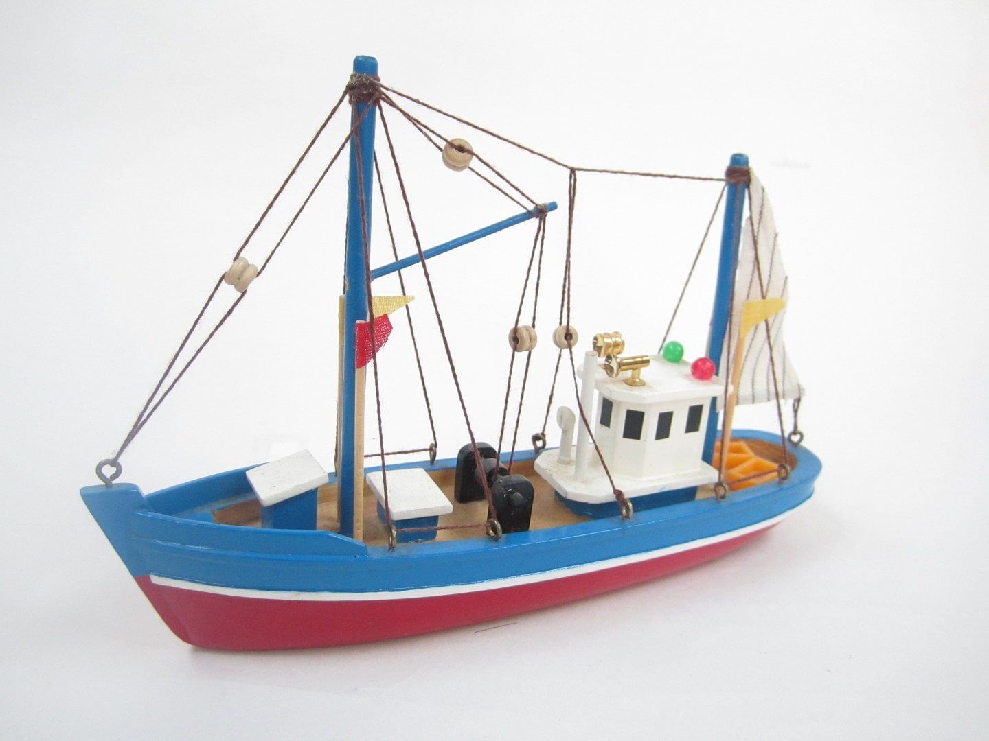 Blue Dolphin Starter Model Boat Kit - Build Your Own Wooden Model Ship