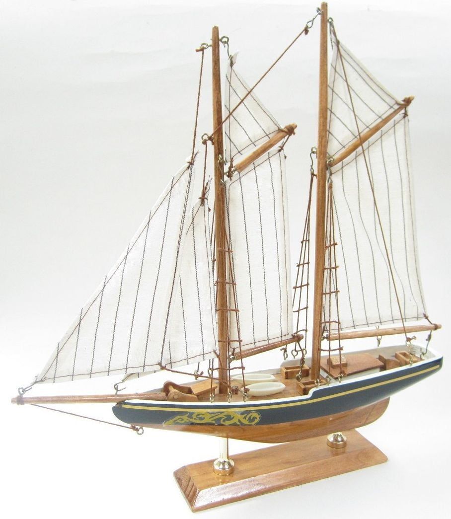 Bluenose Schooner Starter Model Boat Kit - Build Your Own Wooden Model Ship