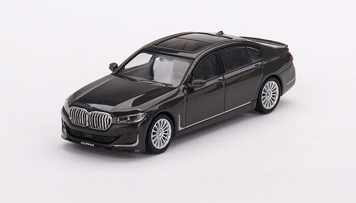 Mini GT 1/64 Scale BMW Alpina B7 xDrive Dravit Grey Metallic (RHD) Die Cast Model
