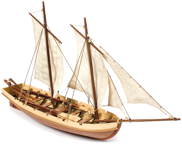  Occre Bounty Launch 1:24 Scale Wooden Model Boat Display Kit