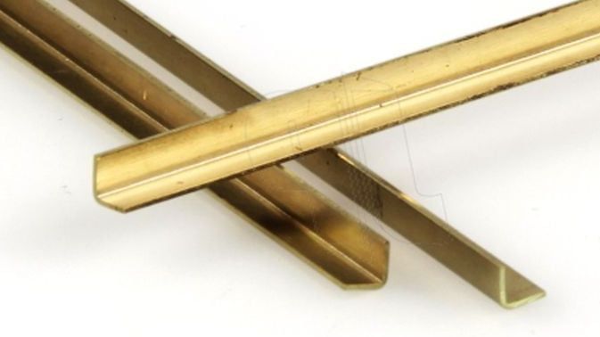 K&S Brass Angle Strip 305mm Length