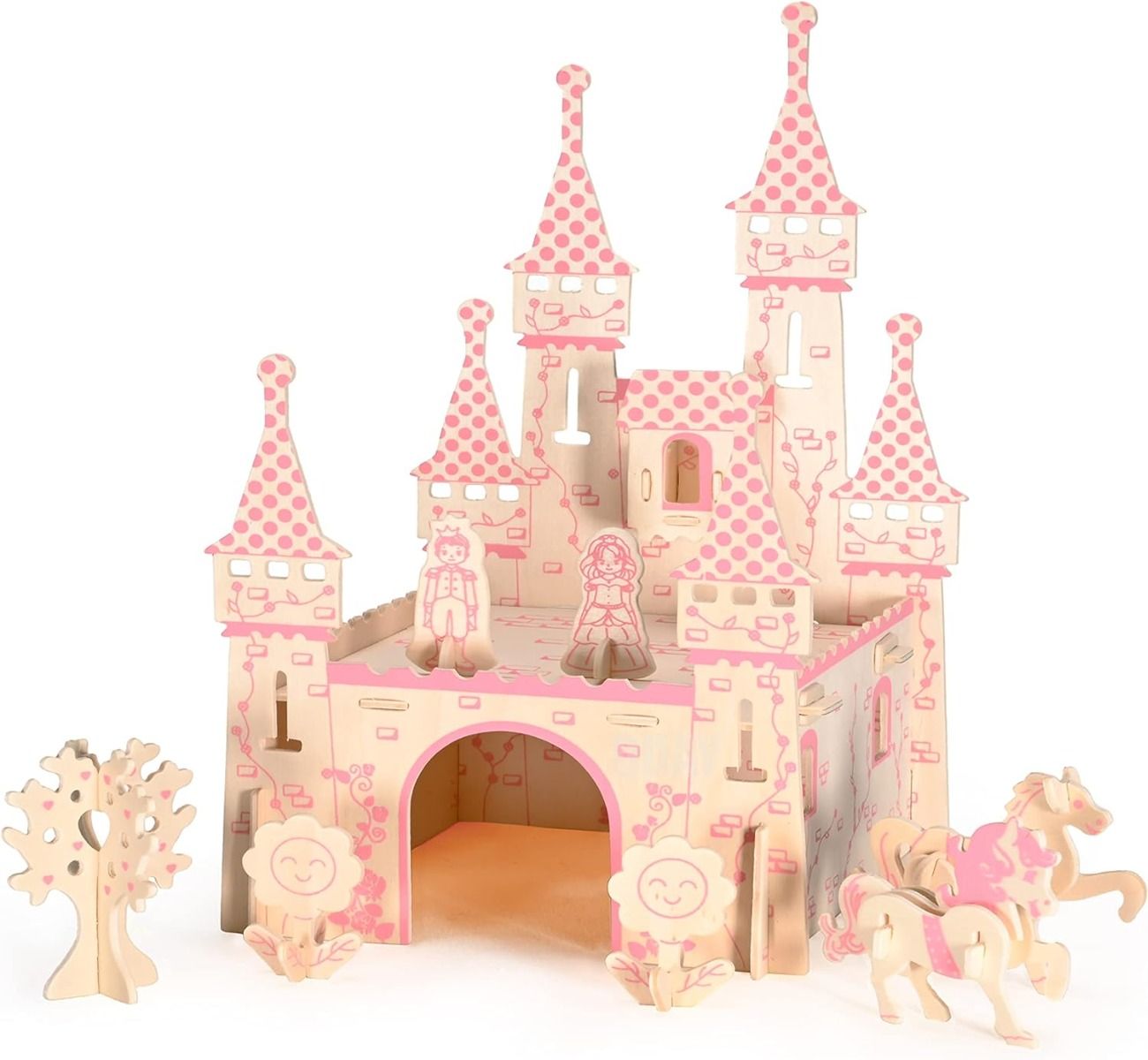 Quay Princess Castle Wooden Model Kit
