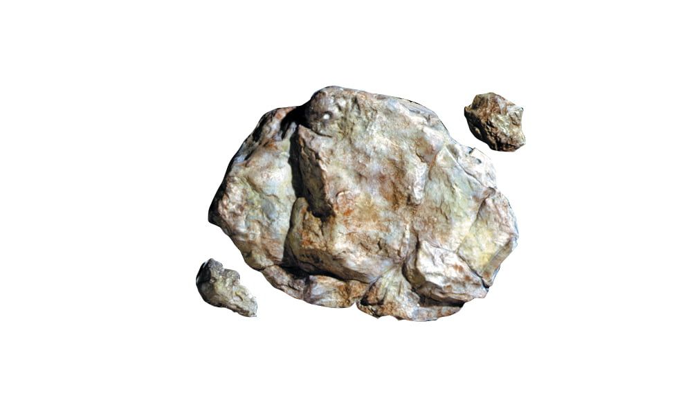 Weathered Rocks Rock Mould (5"x7")